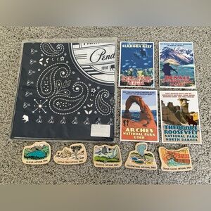 Pendleton Bandana National Park Collection Handkerchief & Postcards & Magnets
